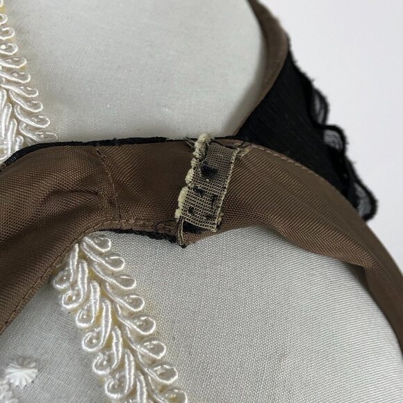 SANDWICH Vintage 90βs Black Silk Reminiscent Art Deco Flapper Sheath Dress EU38 - Picture 14 of 16